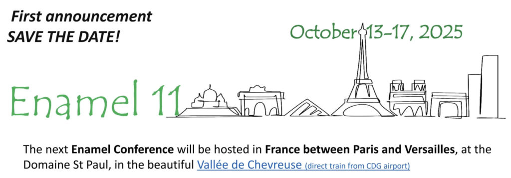 Enamel 11 Conference October 17-25 2025, France